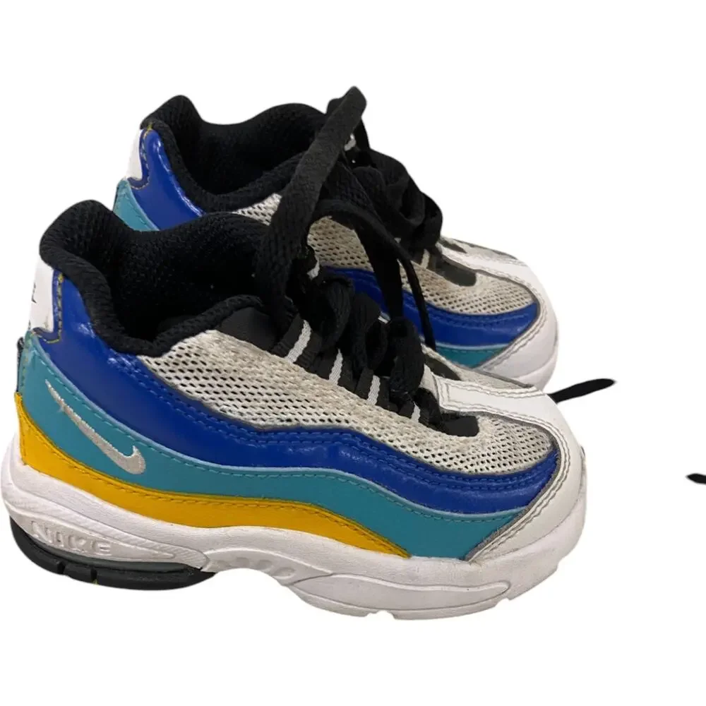 Nike Air Max 95 Athletic Sneaker Shoes Toddler Size 5C Multi Lace Up CJ6956-100